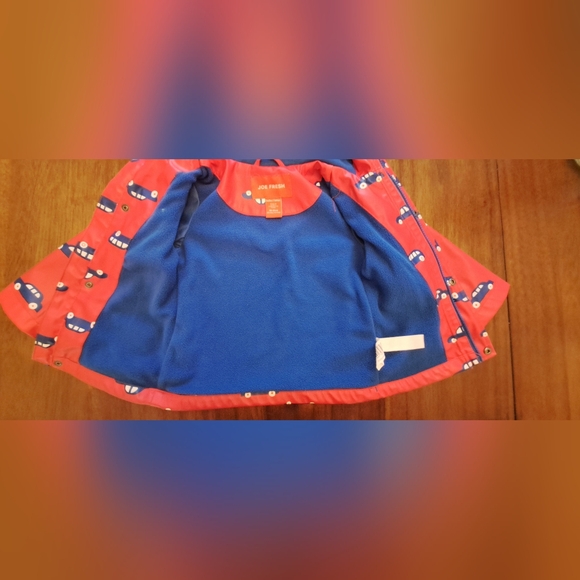 Toddler Rain Jacket - Fleece-lined 12-18 months - Picture 2 of 8